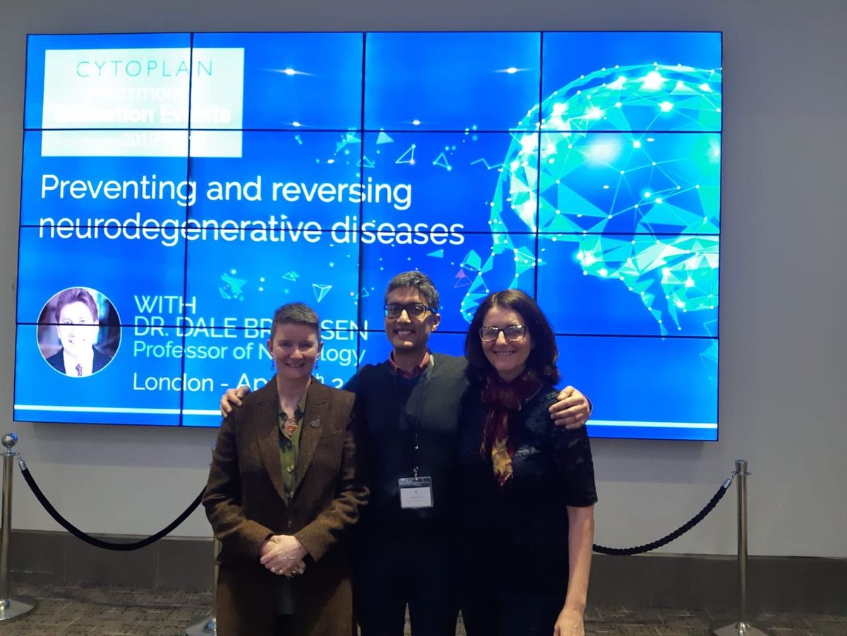 Image showing CogMission team at Dr Bredesen's Workshop